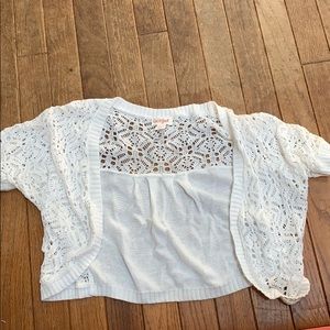 White lace jacket